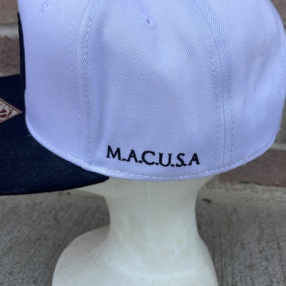 MACUSA Snapback Hat from Fantastic Beasts Harry Potter Eagle White Black - Picture 3 of 9